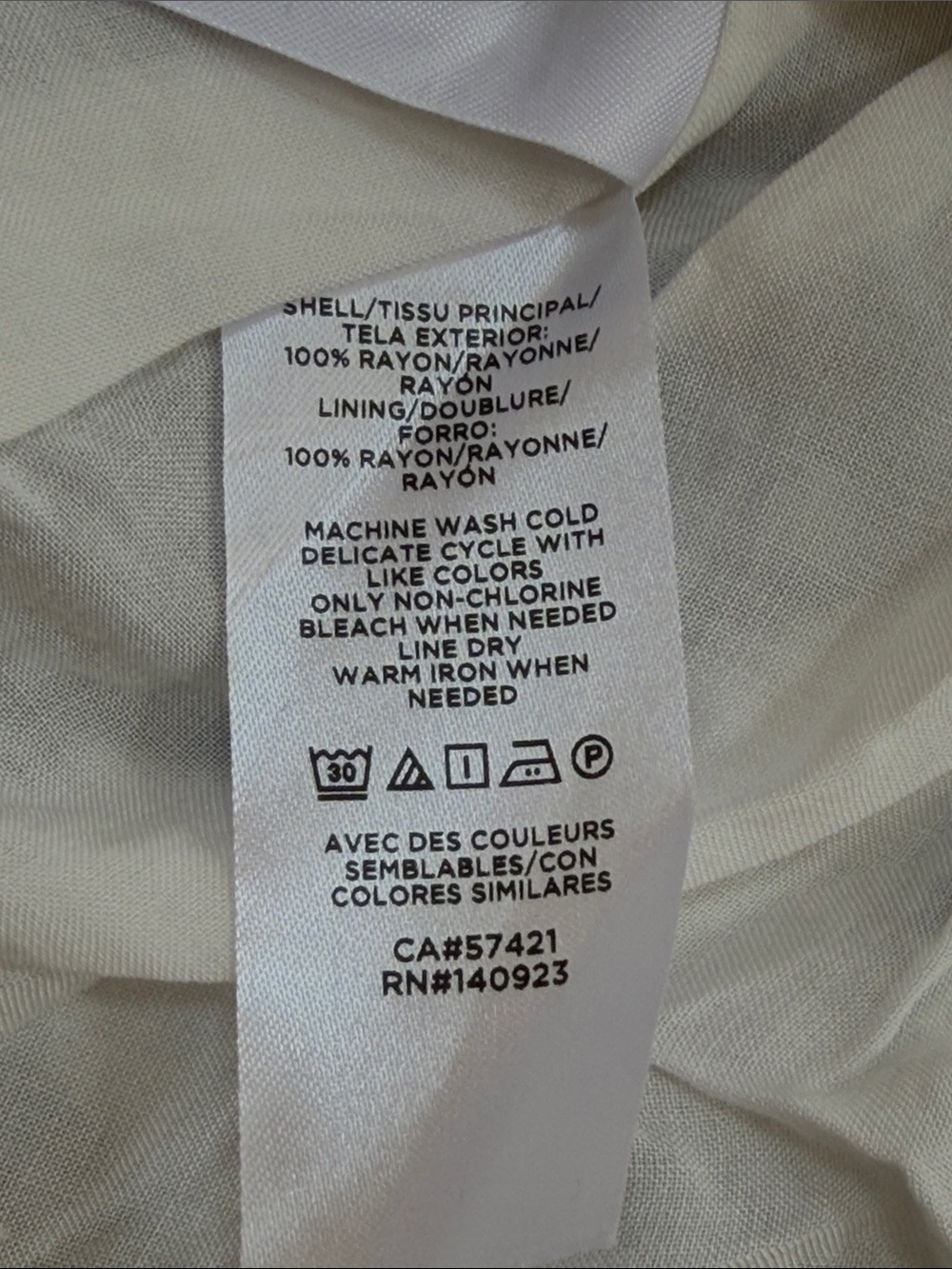 New! Loft medium white/black printed tie back gauzy cotton maxi dress. - Picture 9 of 10